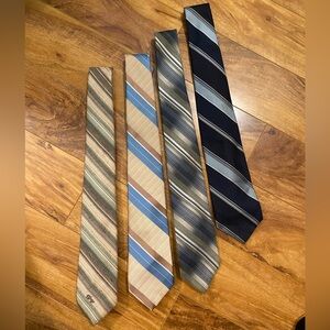 Vintage Wembley Striped Tie Bundle (4)